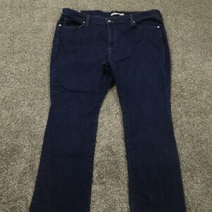 Levis jeans womens 20W Womens Classic BootcutDark Wash Denim Plus high rise